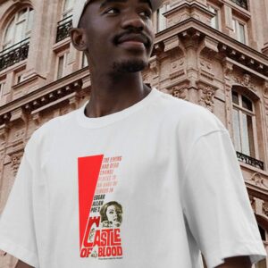 Castle Blood Retro Horror Casual T Shirt 2 Castle Blood Retro Horror Casual T Shirt 3