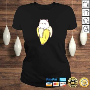 Cat in Banana Tee T Shirt 3