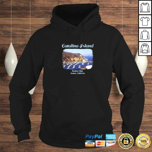 Catalina Island Avalon Bay California beach V-Neck T-Shirt