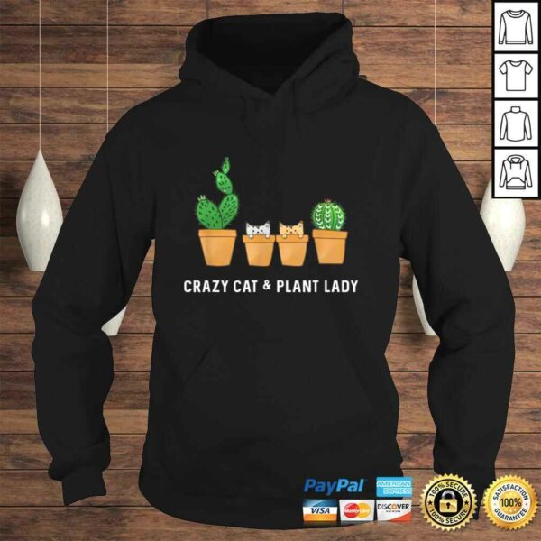 Catcus Cat Cactus Succulent Crazy Plant Mom TShirt