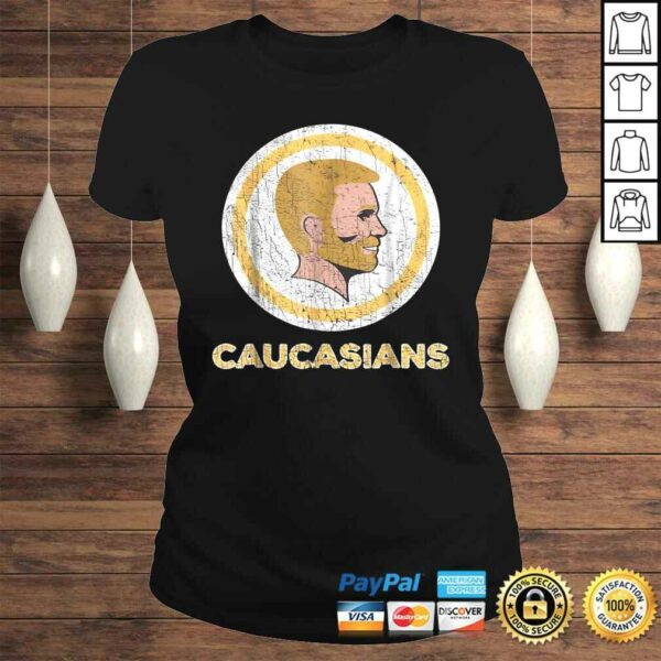 Caucasian Shirt Caucasians Pride Vintage Funny TShirt