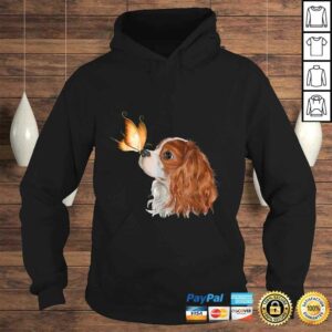 Cavalier King Charles Spaniel with Butterfly - Dog Lover Shirt 3 Cavalier King Charles Spaniel with Butterfly Dog Lover Shirt 4
