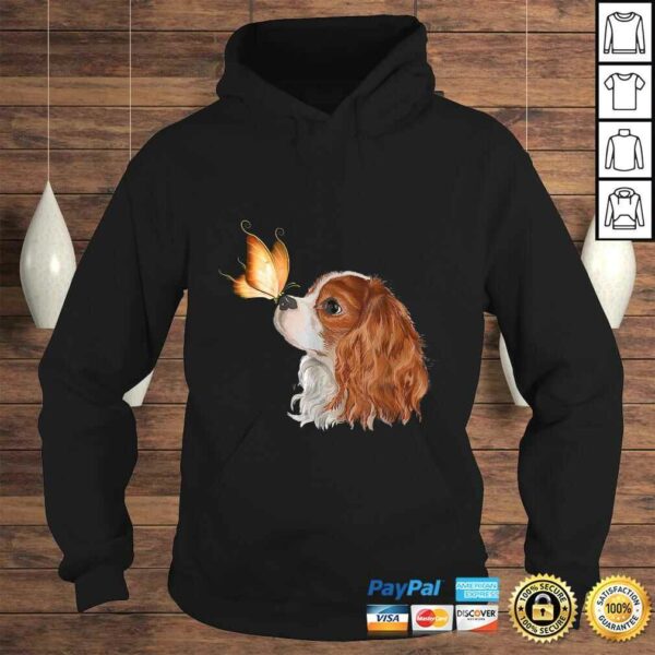 Cavalier King Charles Spaniel with Butterfly – Dog Lover Shirt