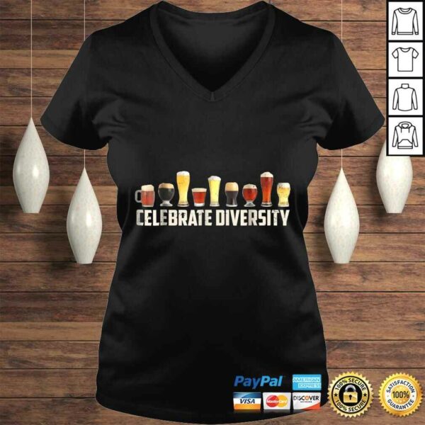 Celebrate Diversity Funny Shirt for Drinkers