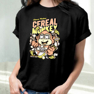 Cereal Monkey Funny Graphic T Shirt 2 Cereal Monkey Funny Graphic T Shirt 3
