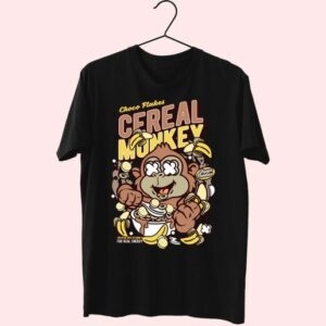 Cereal Monkey Funny Graphic T Shirt 3 Cereal Monkey Funny Graphic T Shirt 4