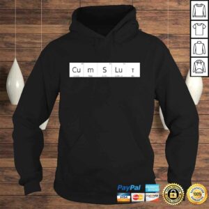 Chemical Periodic Table Cumslut Bukkake Wife Cum SluTShirt 4
