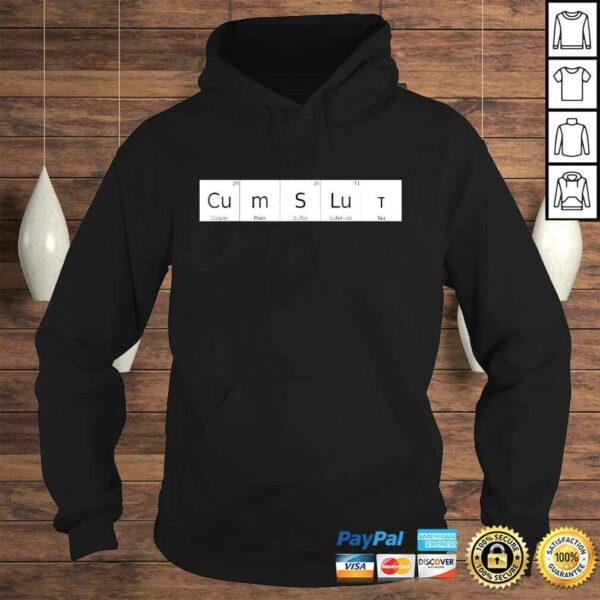 Chemical Periodic Table Cumslut Bukkake Wife Cum SluTShirt