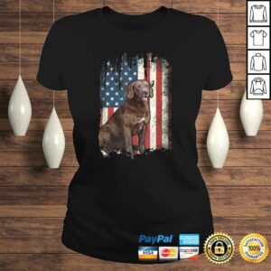 Chesapeake Bay Retriever American Flag Shirt USA Dog TShirt 2 Chesapeake Bay Retriever American Flag Shirt USA Dog TShirt 3