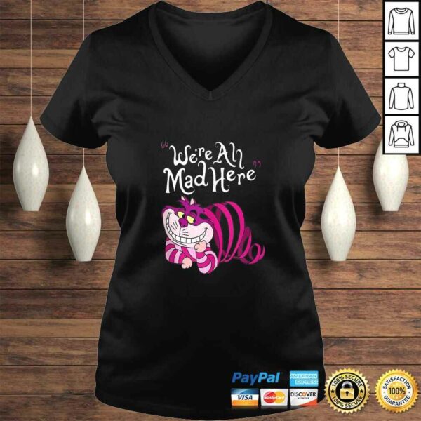 Cheshire Cat We’re all Mad Here TShirt