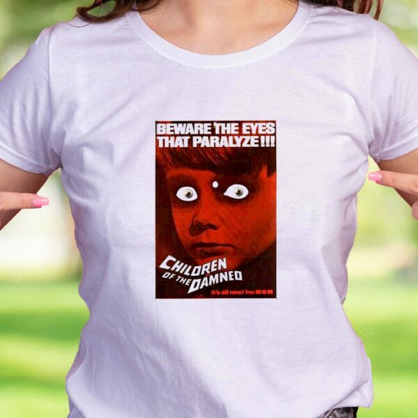 Children Of The Damned Retro Horror Casual T Shirt