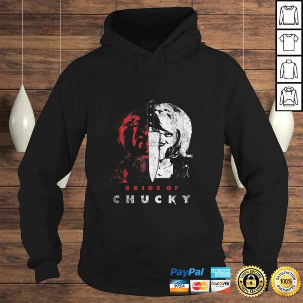 Child’s Play Bride Of Chucky Split Portrait T-shirt