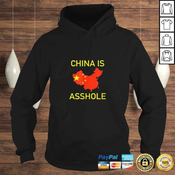 China is Asshole Chinese Flag Donald Trump Meme TShirt