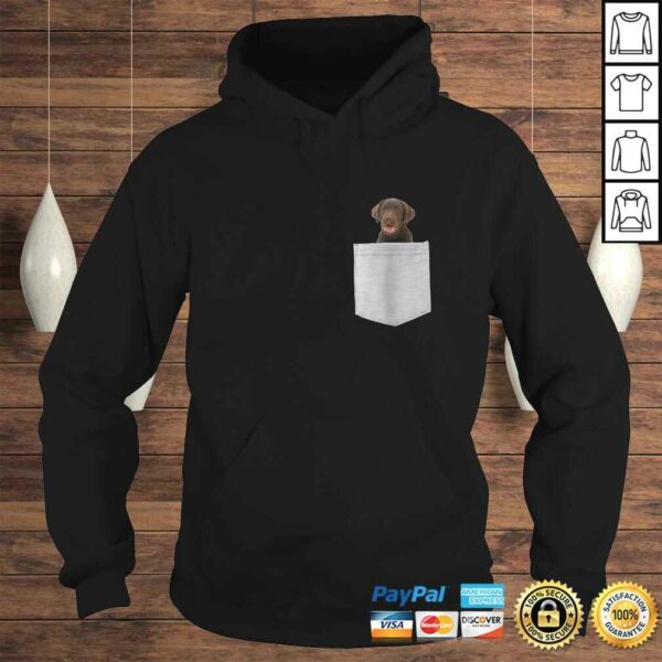 Chocolate Lab Dog In Your PockeTShirt Gift