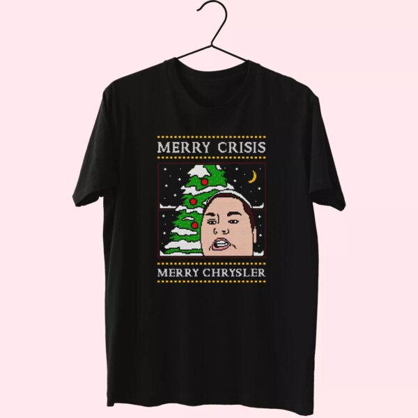 Christine Sydelko Merry Crimus Crisis Chrysler Christmas T Shirt Xmas Design