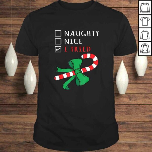 Christmas Candy Cane Gift Design – I Tried ChecklisGift TShirt