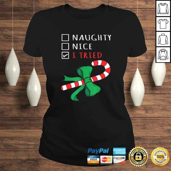 Christmas Candy Cane Gift Design – I Tried ChecklisGift TShirt