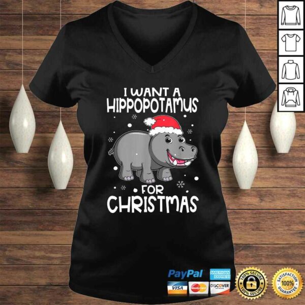 Christmas – I Want A Hippopotamus For Christmas Tee T-Shirt