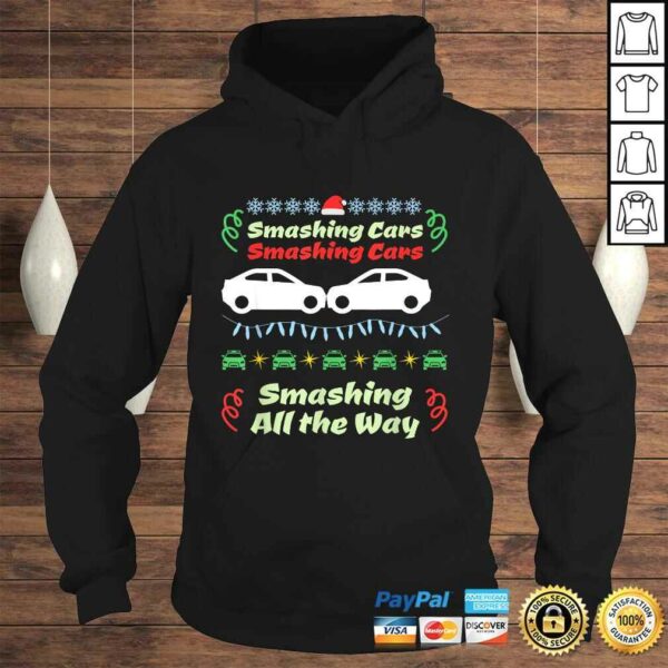 Christmas Ugly Sweater Demolition Derby Design TShirt