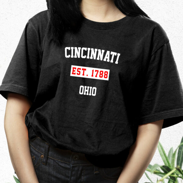 Cincinnati Est 1788 Ohio Fashionable T Shirt