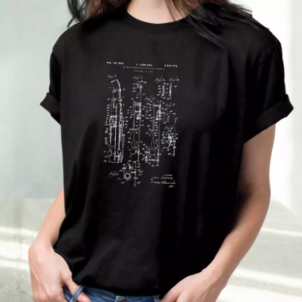 Clarinet Patent Cool T Shirt