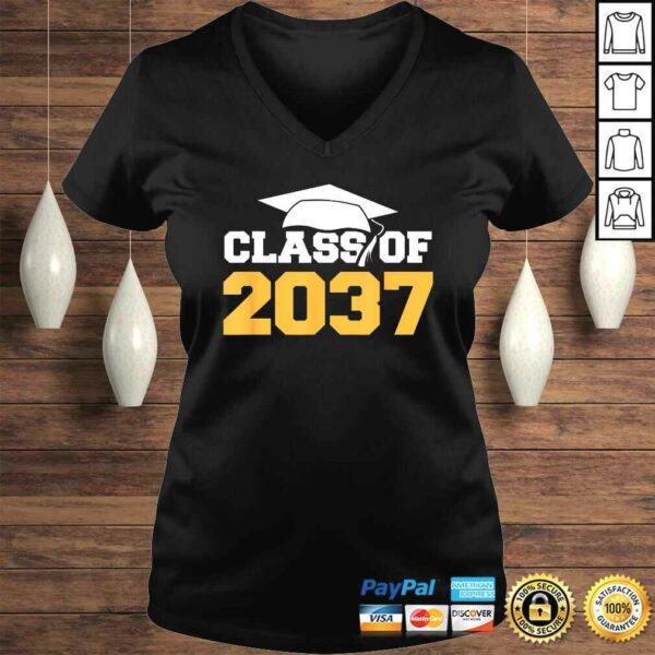 Class Of 2037 Graduation Kindergarten School T-shirt