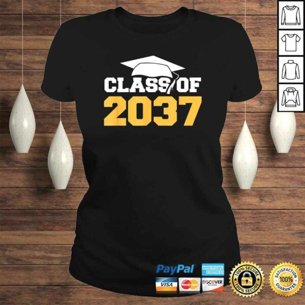 Class Of 2037 Graduation Kindergarten School T-shirt