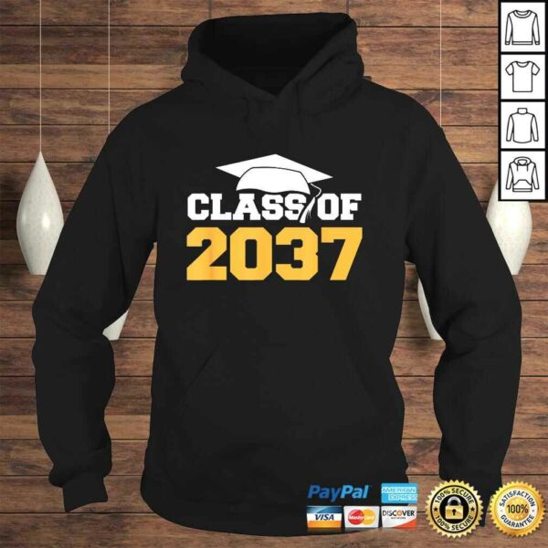 Class Of 2037 Graduation Kindergarten School T-shirt