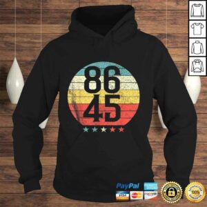 Classic Retro Vintage Style 86 45 Anti Trump TShirt 4