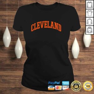 Cleveland Ohio Vintage CLE Retro Brown Game Day Gift Pullover Hoodie 3