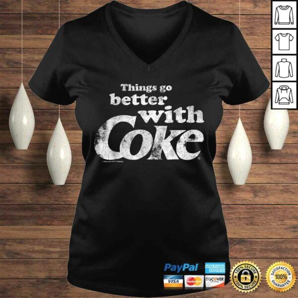 Coca-Cola Better With Coke Vintage Graphic TShirt Gift