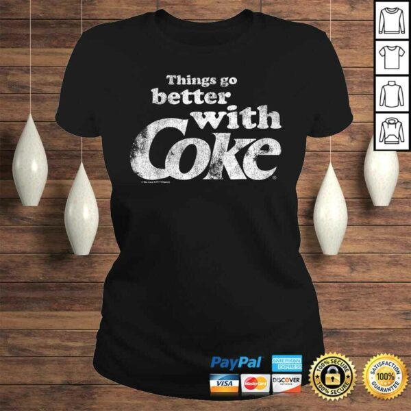 Coca-Cola Better With Coke Vintage Graphic TShirt Gift