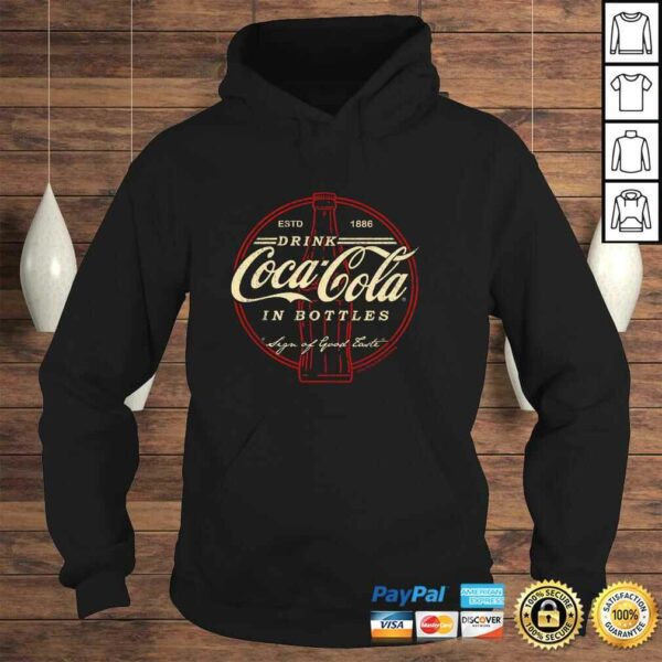 Coca-Cola Drink In Bottles Vintage Logo Pullover Hoodie