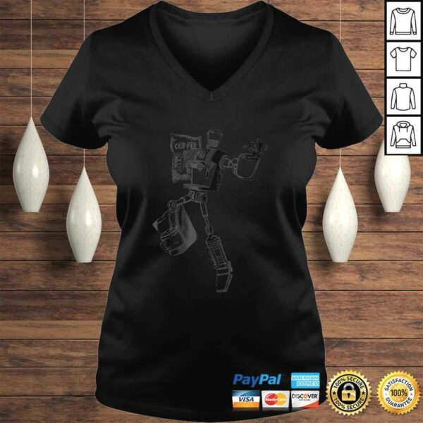 Coffee Robot (black design) Shirt