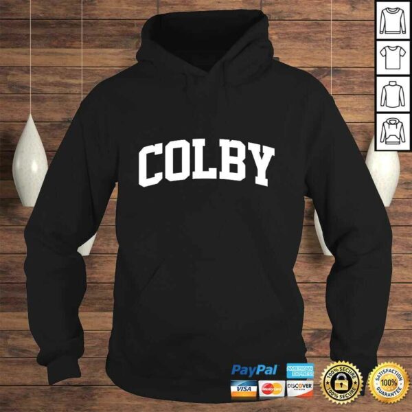 Colby Name First Last Retro Sports Arch TShirt Gift