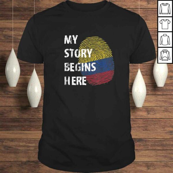 Colombia Heritage Colombian Roots V-Neck T-Shirt