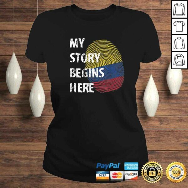 Colombia Heritage Colombian Roots V-Neck T-Shirt