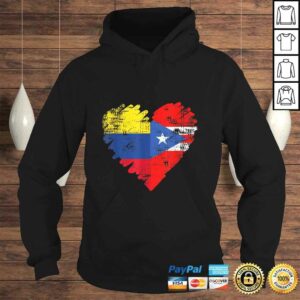 Colombia Puerto Rico Shirt Flag Heart Colombian Rican 3 Colombia Puerto Rico Shirt Flag Heart Colombian Rican 4