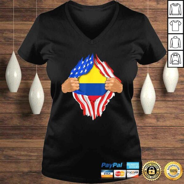 Colombian Blood Inside Me Shirt  Colombia Flag Gift