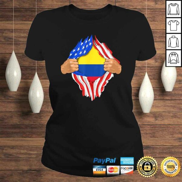 Colombian Blood Inside Me Shirt  Colombia Flag Gift