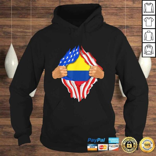 Colombian Blood Inside Me Shirt  Colombia Flag Gift