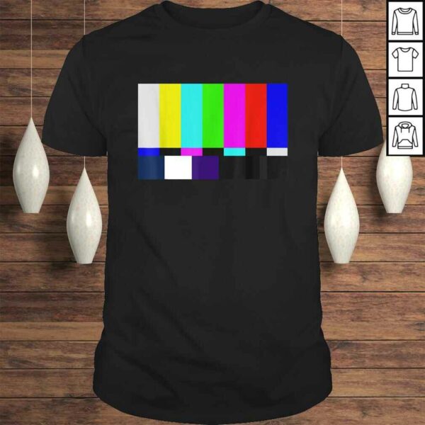 Color Bars TV Test Pattern Shirt – Television Color Broadc