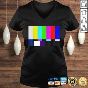 Color Bars TV Test Pattern Shirt – Television Color Broadc