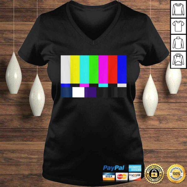 Color Bars TV Test Pattern Shirt – Television Color Broadc