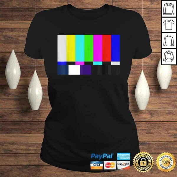 Color Bars TV Test Pattern Shirt – Television Color Broadc