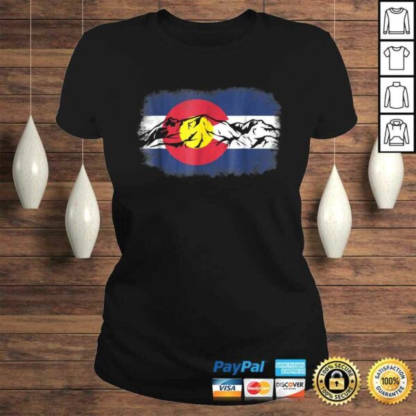 Colorado Mountain Love Colorado Flag Tee T-Shirt