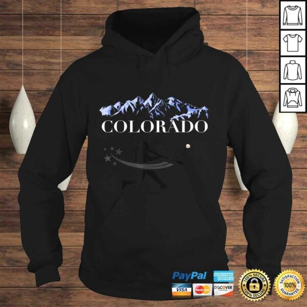 Colorado Rocky Mountain Shirt Baseball Player Design