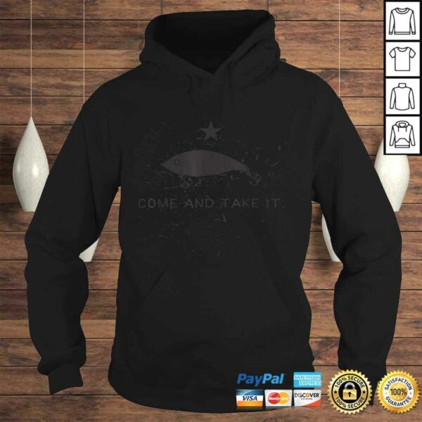 Come And Take It Saltwater Fishing Lure Flag Pun Tee Shirt