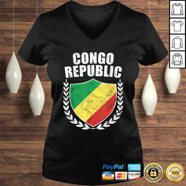 Congo Republic V-Neck T-Shirt