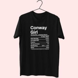 Conway Girl Arkansas Nutrition Facts 90S Trendy T Shirt Conway Girl Arkansas Nutrition Facts 90S Trendy T Shirt